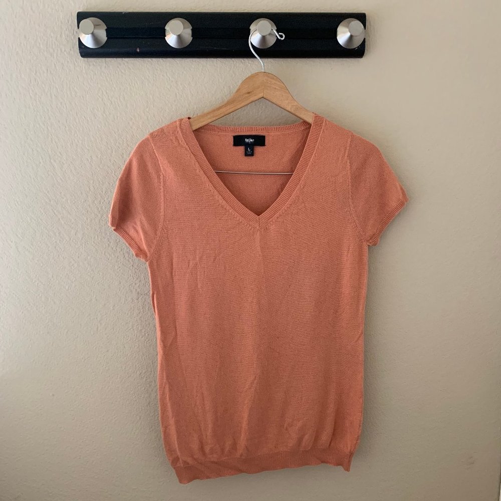 Mossimo V-neck Knit Top